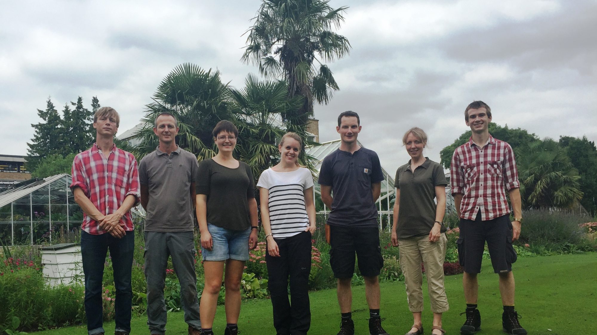 Our seven Trainee Technicians 2016-17