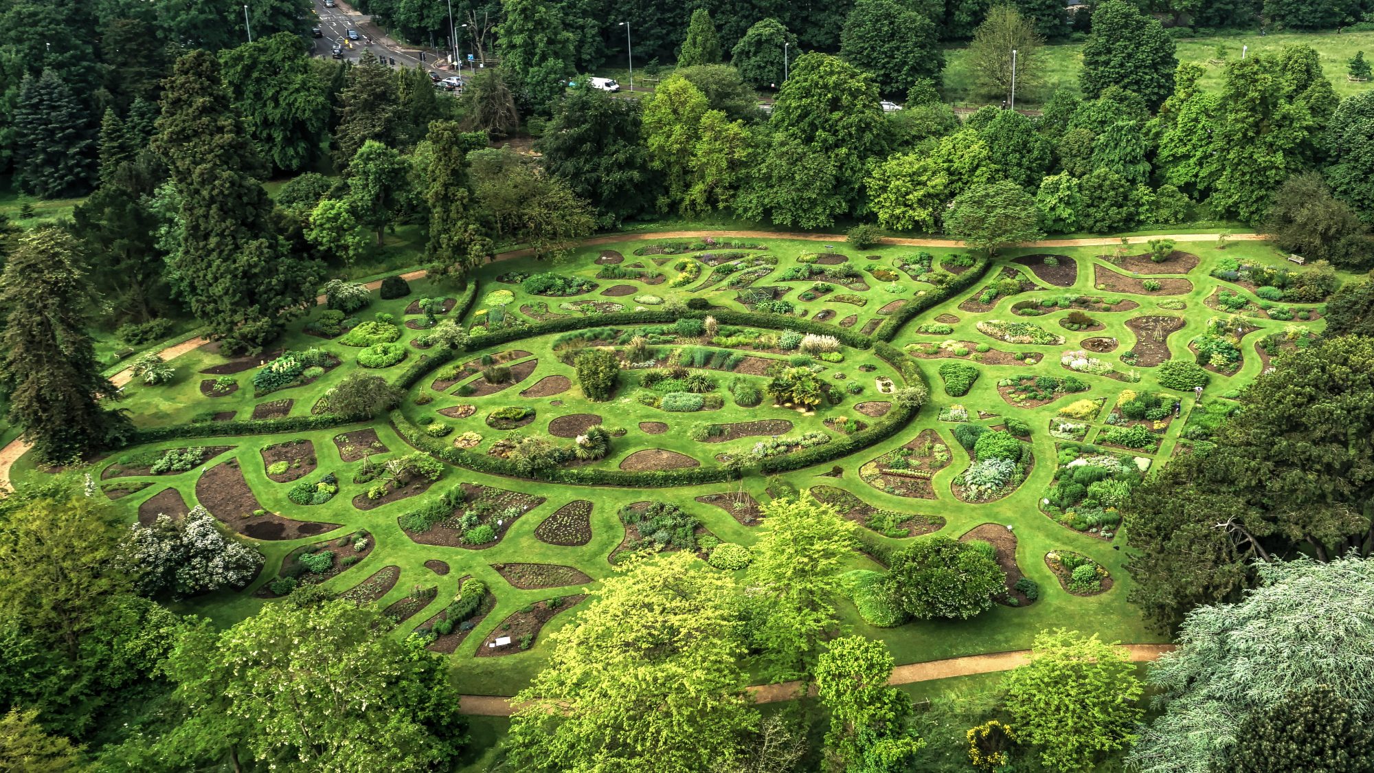 An aerial view of the Systematic Beds