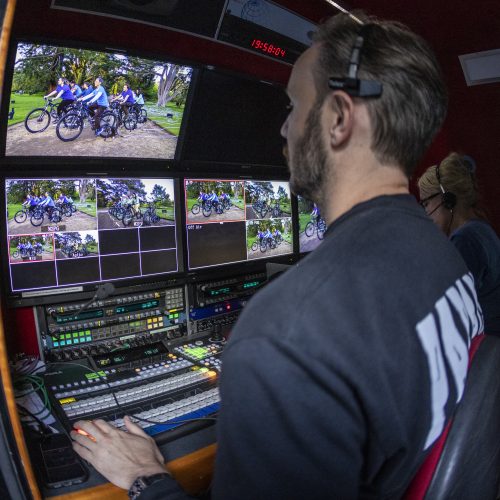Behind the scenes – how the stunning light show at CUBG during the Coronation Concert was created