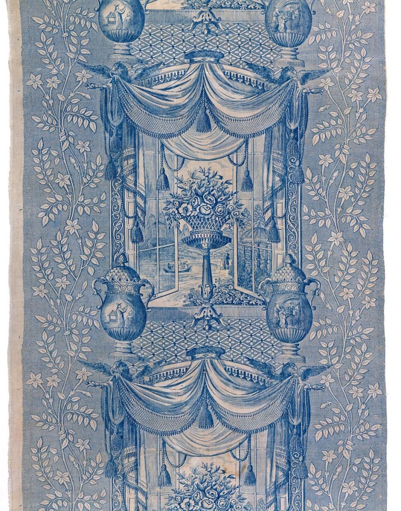Date: ca. 1820  British Printed Cotton; Gift of Bertha S. Westfall, 1929