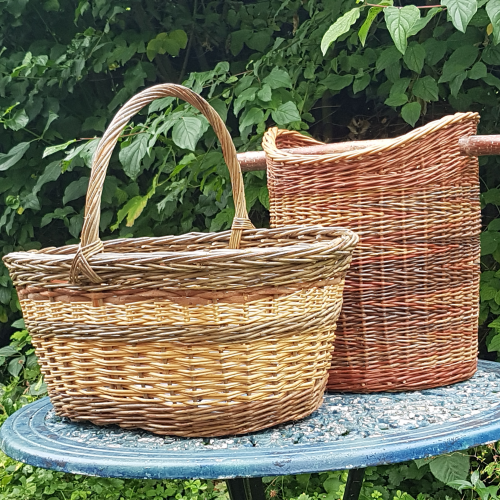 FULLY BOOKED Round and oval baskets